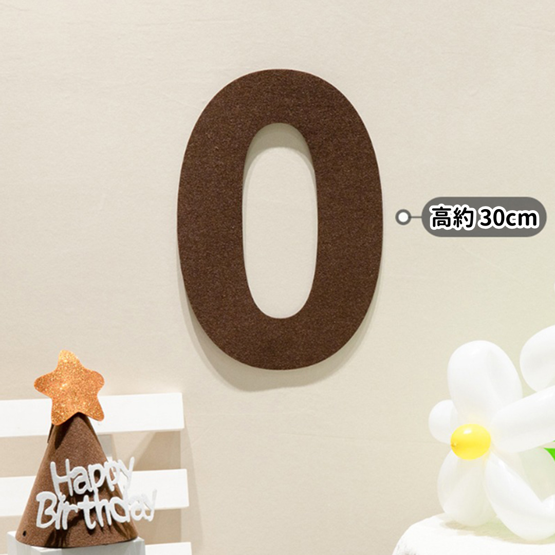 【預購】北歐風 兒童生日派對裝飾 毛氈三角旗 毛球串 數字裝飾 (套裝)