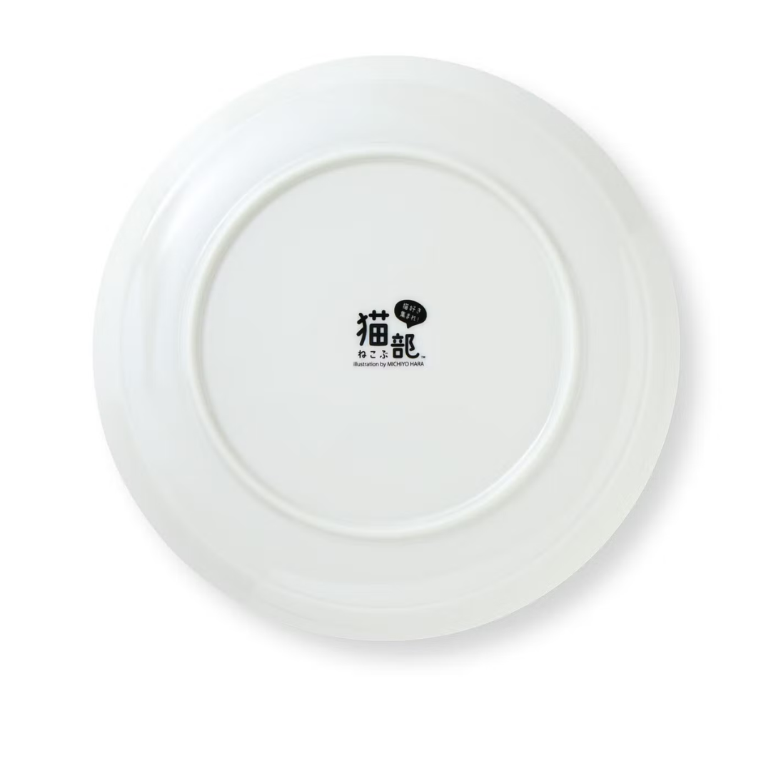 【預購】日本製 FELISSIMO 貓部 Haramichiyo老師繪畫 貓咪早餐深碗/餐碟