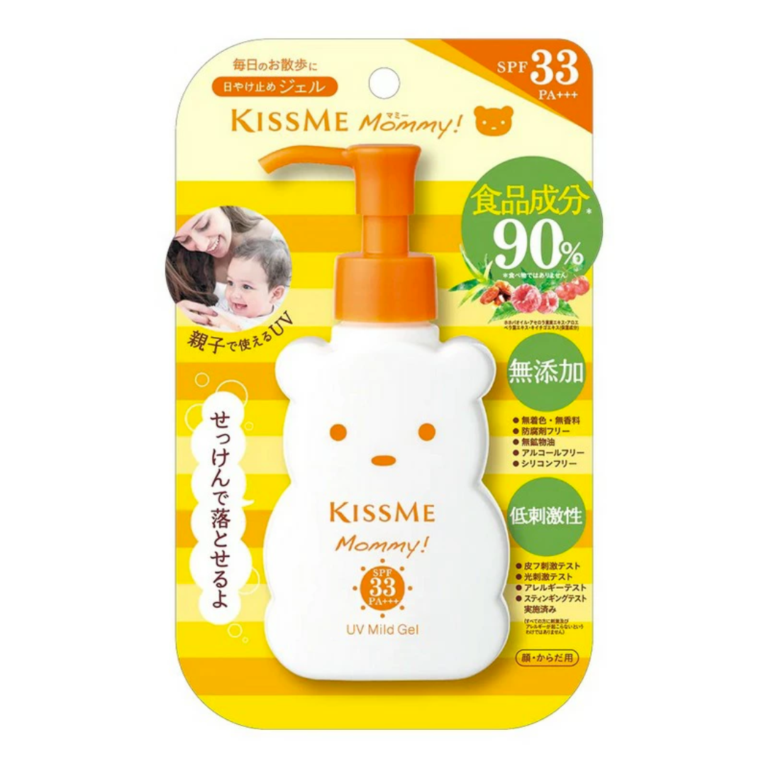 【現貨】日本 ISEHAN 伊勢半 - Kiss Me Mommy 溫和防曬啫喱 SPF33 PA+++