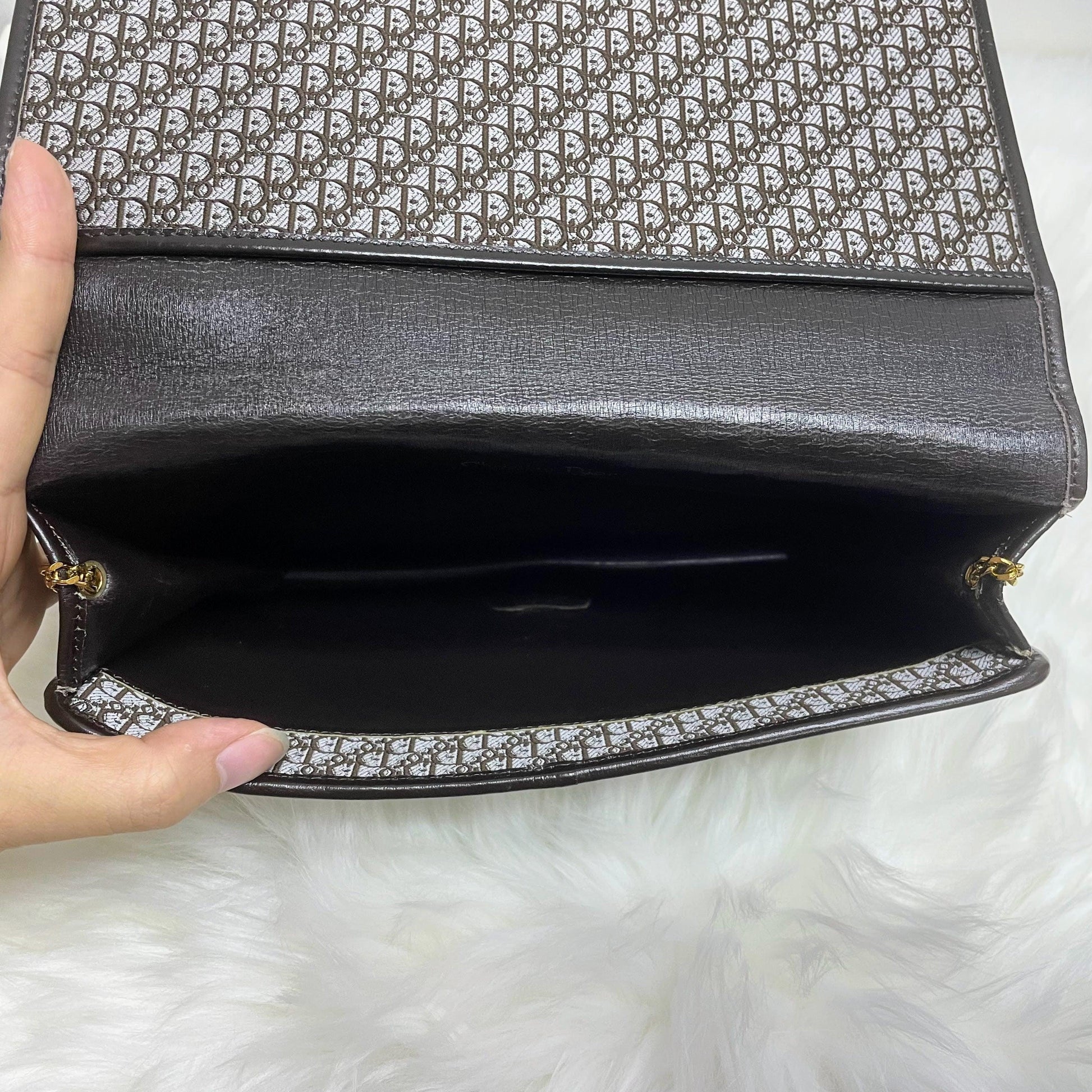 |In-Stock|Dior 復古 Trotter 棕色迷你兩用鏈條包 - Cnjpkitchen ❤️ 🇯🇵日本廚具 家居生活雜貨店