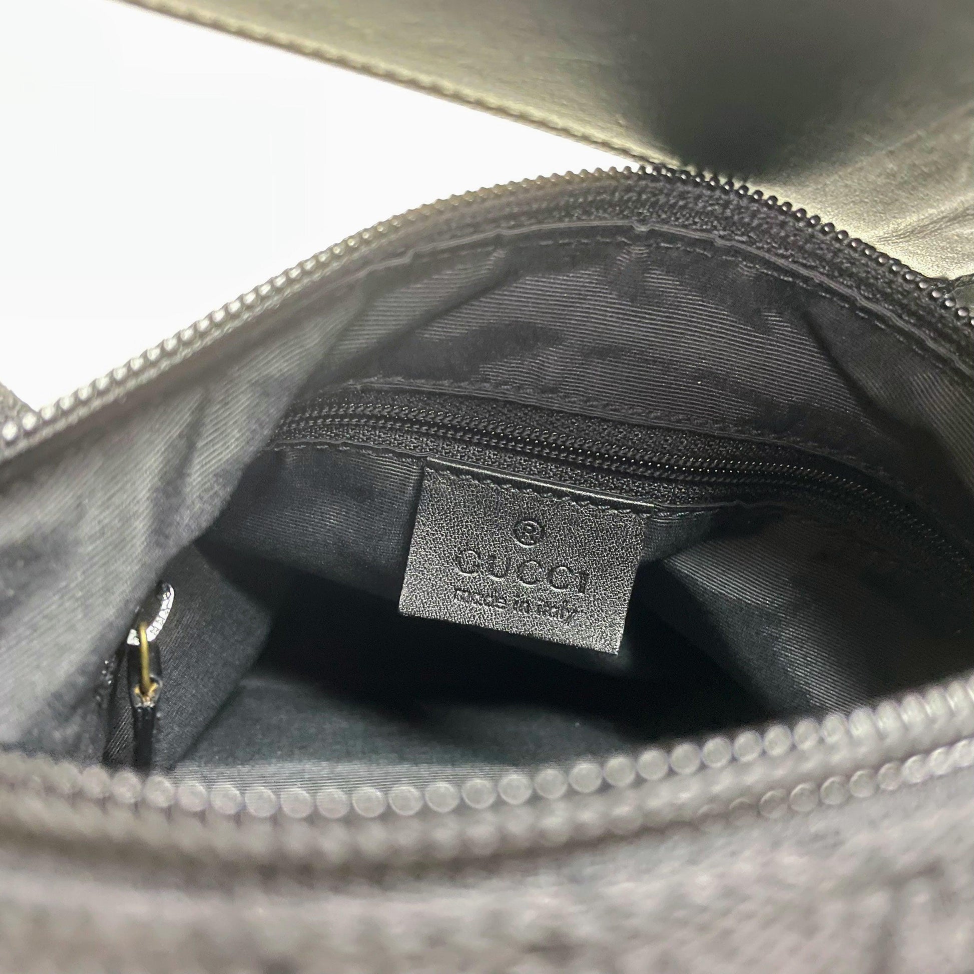 |In-Stock|GUCCI 黑色暗花GG帆布x 皮革手提單肩包 - Cnjpkitchen ❤️ 🇯🇵日本廚具 家居生活雜貨店