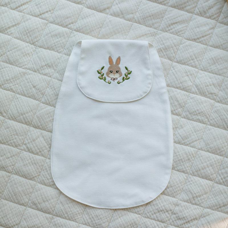 【預購】北歐風 春夏季3層棉紗 動物刺繡吸汗背巾 (單購 / 自選1套3條)