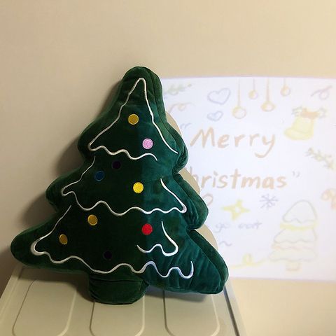 【預購】聖誕節 聖誕樹造型沙發抱枕靠枕