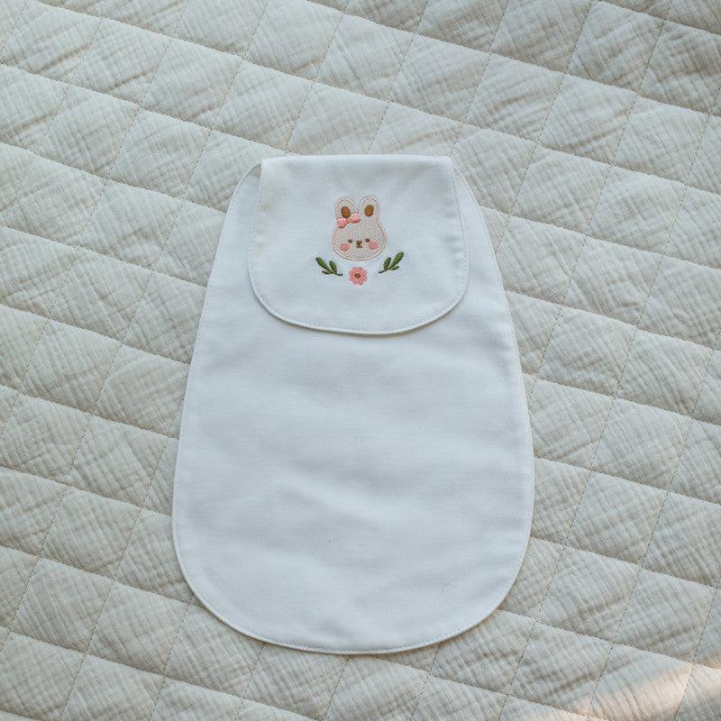 【預購】北歐風 春夏季3層棉紗 動物刺繡吸汗背巾 (單購 / 自選1套3條)