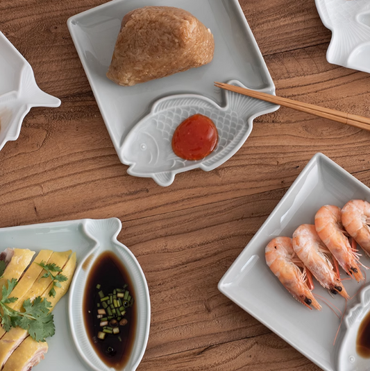 【預購】日本製 波佐見燒 魚皿 魚盤 餃子小食陶瓷餐盤