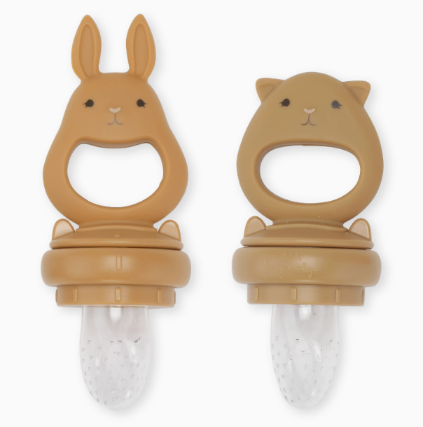 【預購】丹麥 Konges slojd 嬰兒矽膠水果泥咬咬樂