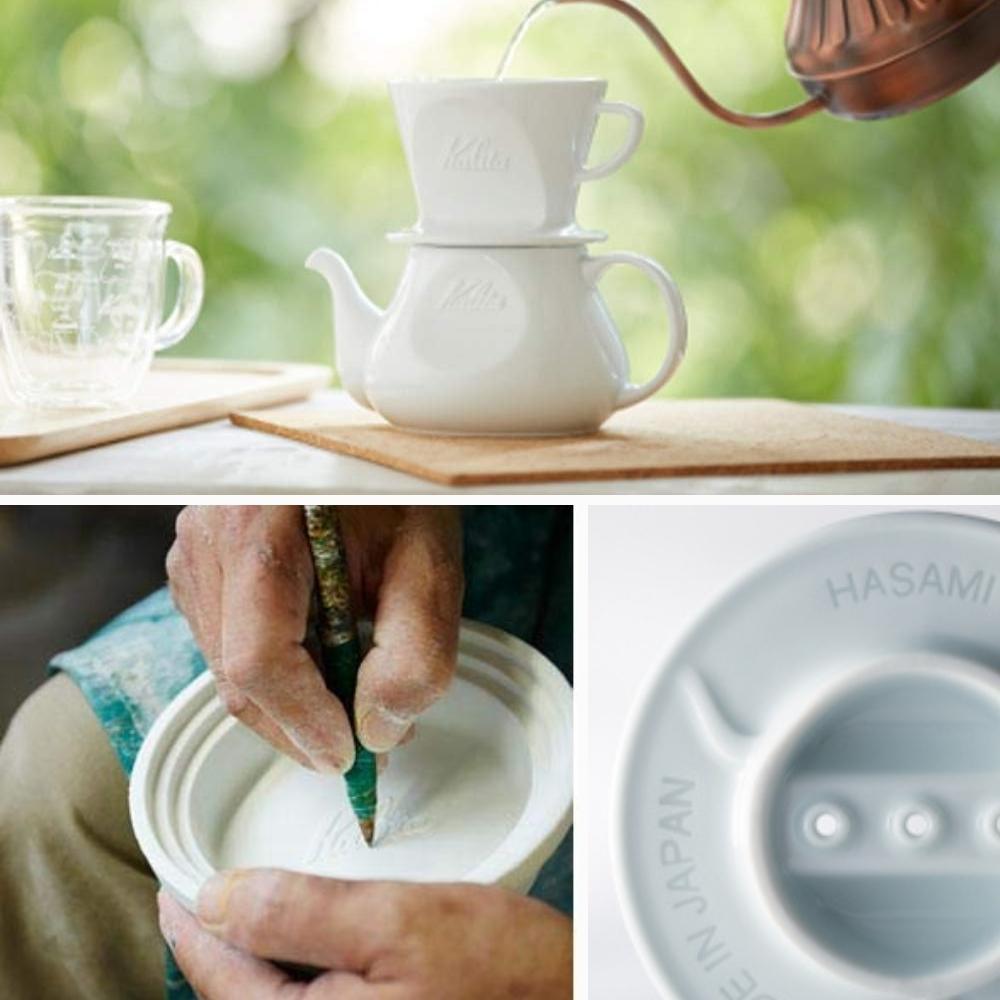 【現貨】日本製 KALITA & HASAMI 波佐見燒陶瓷 HA101 咖啡濾杯 Dripper