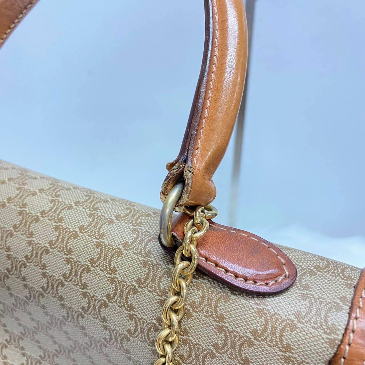 【 In - Stock 】Celine 復古 淺色Macadam PVC Kelly 皮革手提包 - Cnjpkitchen ❤️ 🇯🇵日本廚具 家居生活雜貨店