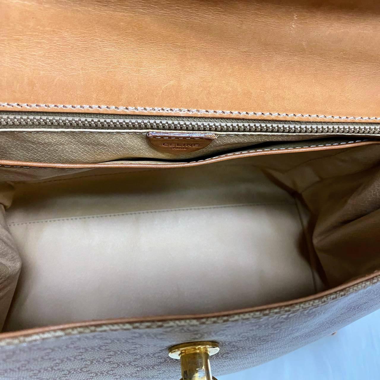 【 In - Stock 】Celine 復古 淺色Macadam PVC Kelly 皮革手提包 - Cnjpkitchen ❤️ 🇯🇵日本廚具 家居生活雜貨店