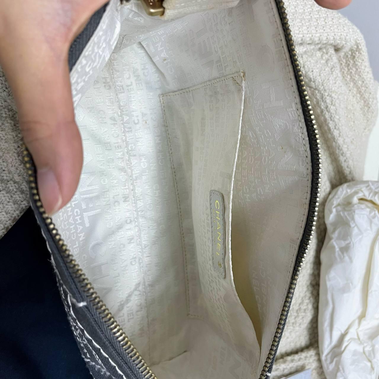 【 In - Stock 】Chanel 香奈兒 朱古力格帆布手提包 - Cnjpkitchen ❤️ 🇯🇵日本廚具 家居生活雜貨店