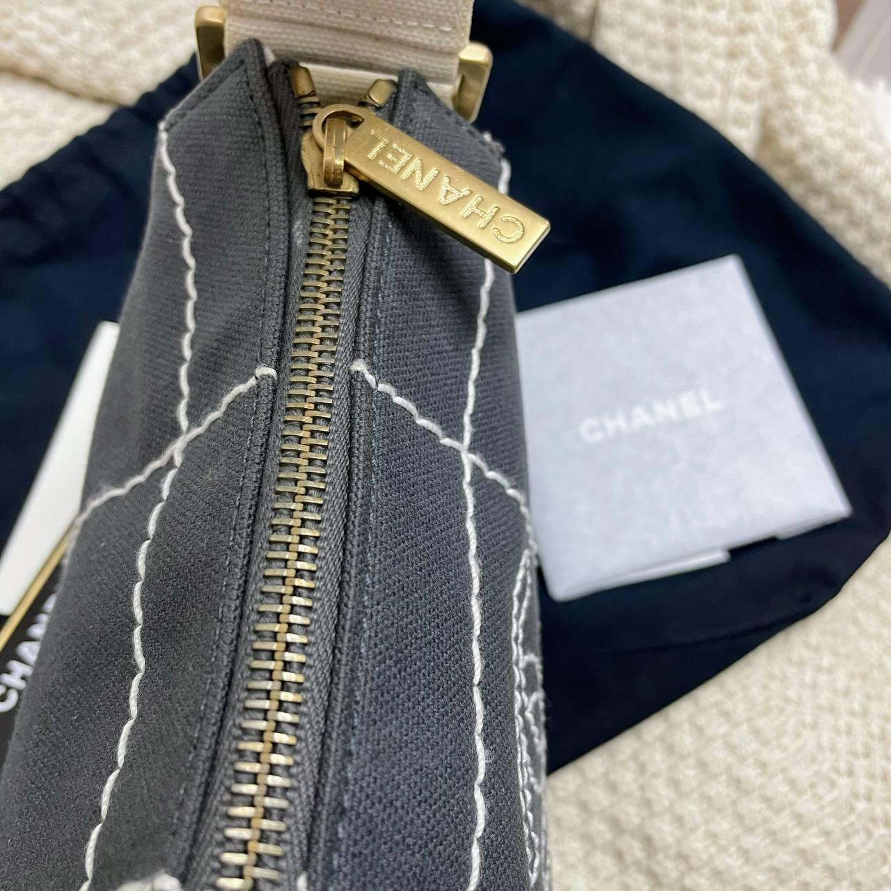 【 In - Stock 】Chanel 香奈兒 朱古力格帆布手提包 - Cnjpkitchen ❤️ 🇯🇵日本廚具 家居生活雜貨店