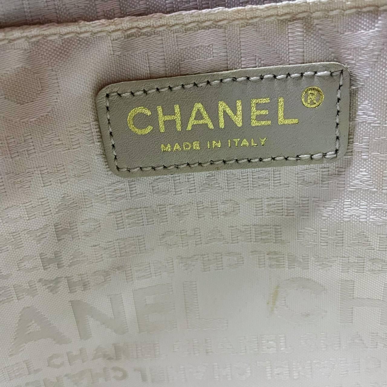 【 In - Stock 】Chanel Coco mark Vintage 黑色x白色巧克力格帆布手提包 - Cnjpkitchen ❤️ 🇯🇵日本廚具 家居生活雜貨店