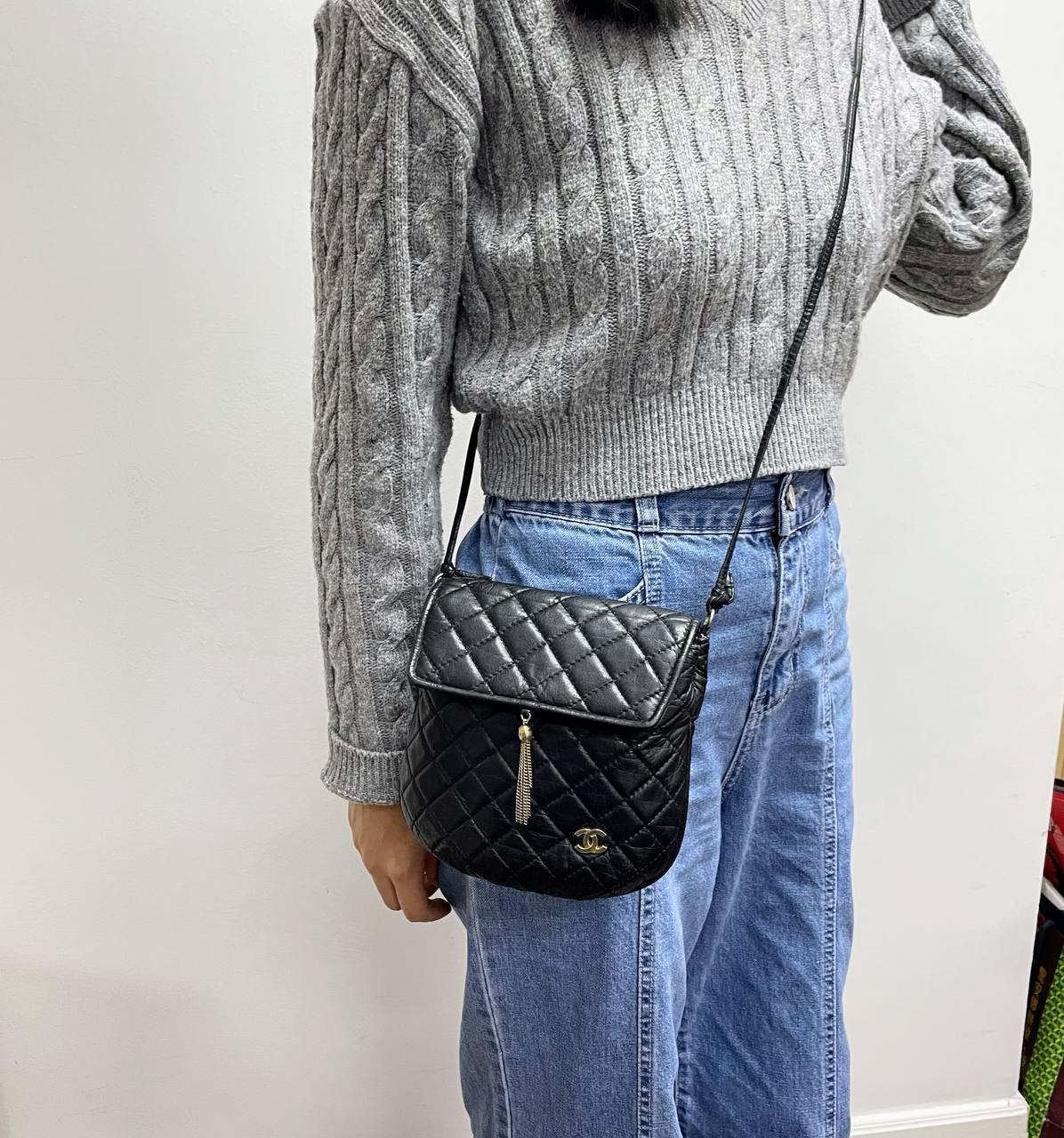 【 In - Stock 】Chanel 香奈兒 小流鬚 Crossbody Vintage Bag - Cnjpkitchen ❤️ 🇯🇵日本廚具 家居生活雜貨店