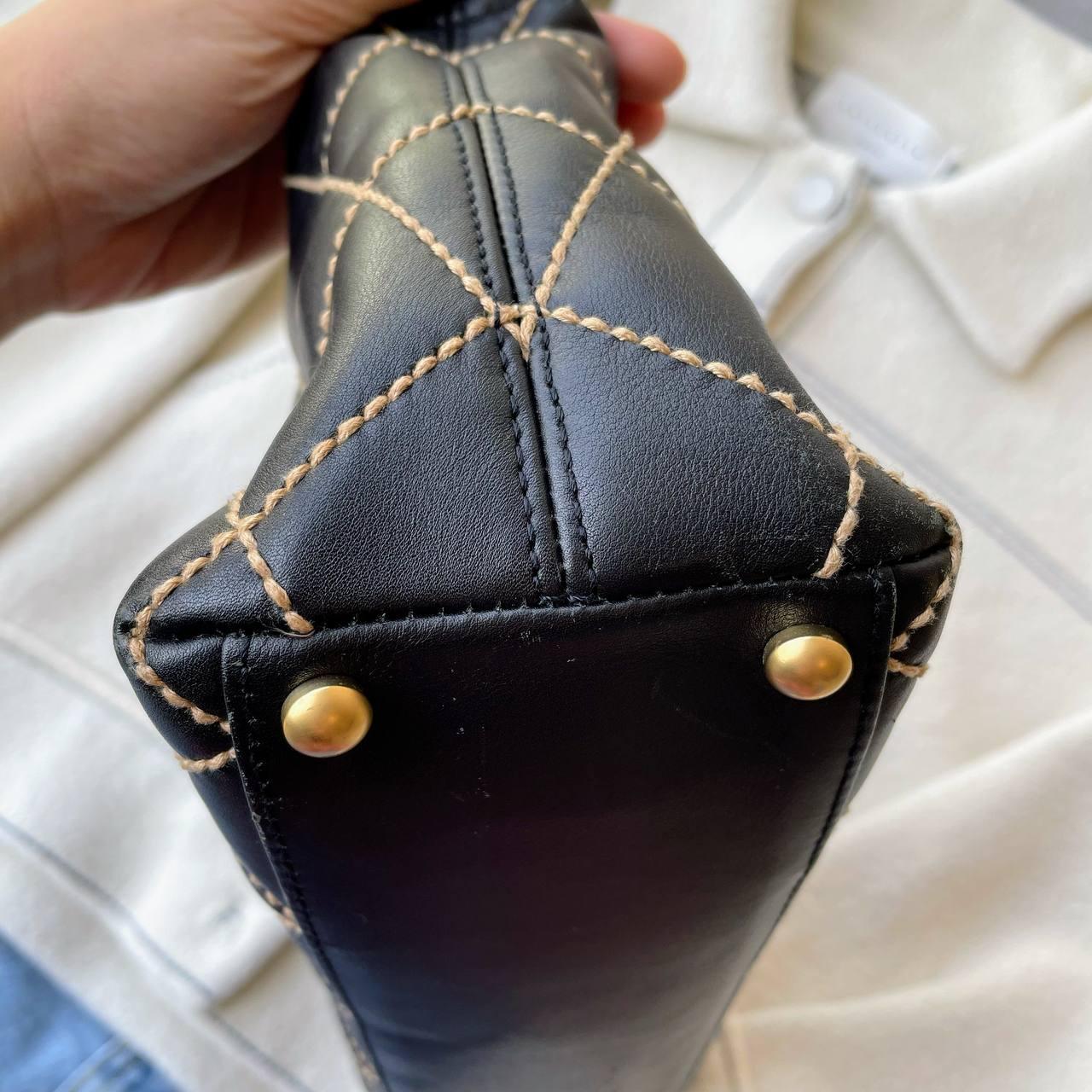 【 In - Stock 】Chanel 香奈兒 Vivian 黑色明線餃子袋 - Cnjpkitchen ❤️ 🇯🇵日本廚具 家居生活雜貨店