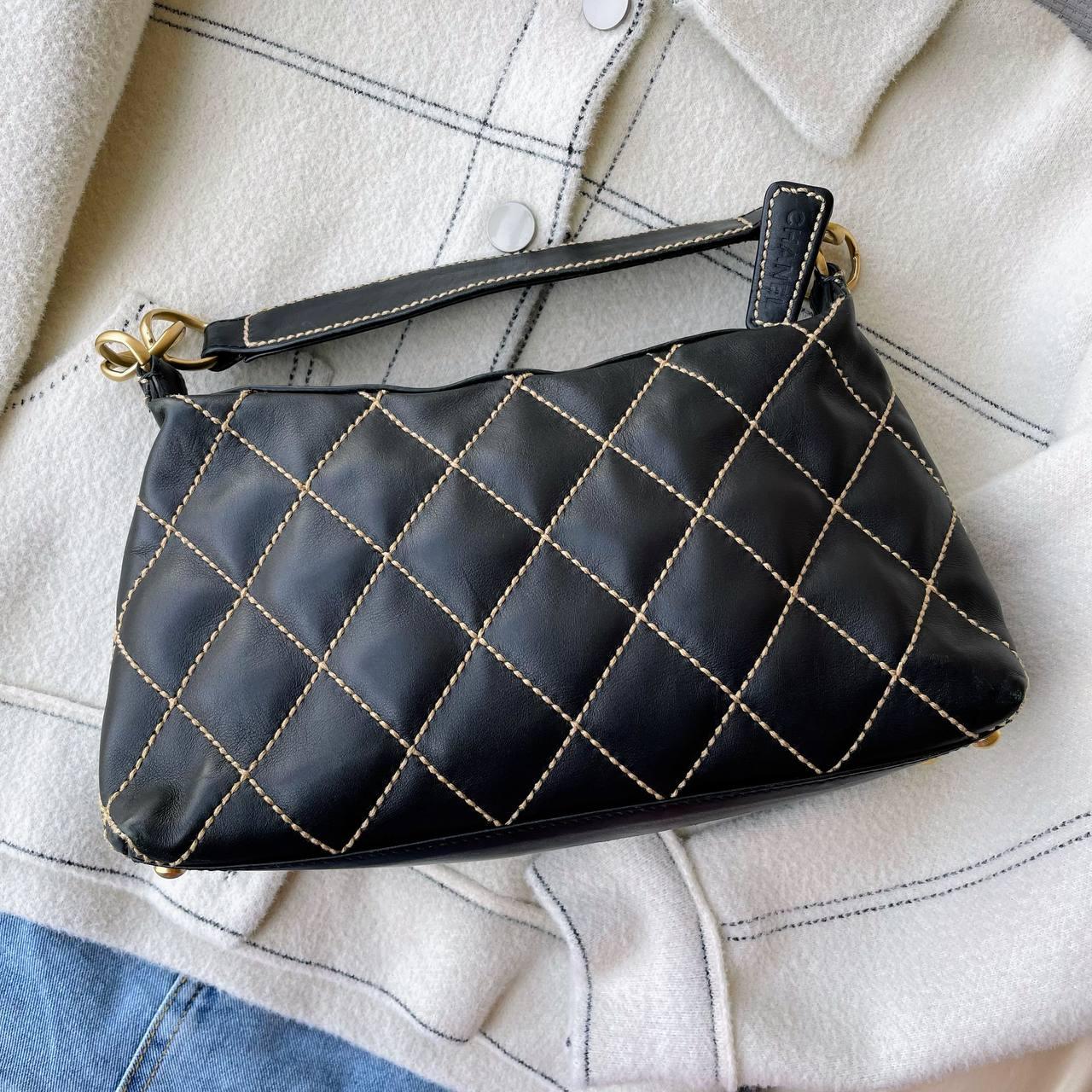 【 In - Stock 】Chanel 香奈兒 Vivian 黑色明線餃子袋 - Cnjpkitchen ❤️ 🇯🇵日本廚具 家居生活雜貨店