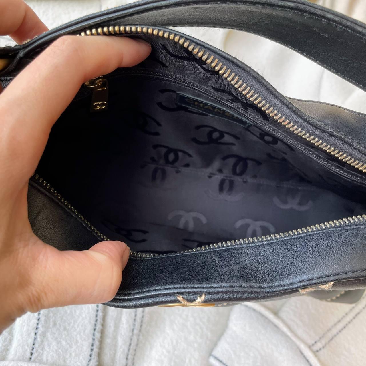 【 In - Stock 】Chanel 香奈兒 Vivian 黑色明線餃子袋 - Cnjpkitchen ❤️ 🇯🇵日本廚具 家居生活雜貨店