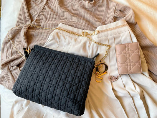 【 In - Stock 】Christian Lady Dior Cannage 藤格紋圖案縫線包 - Cnjpkitchen ❤️ 🇯🇵日本廚具 家居生活雜貨店