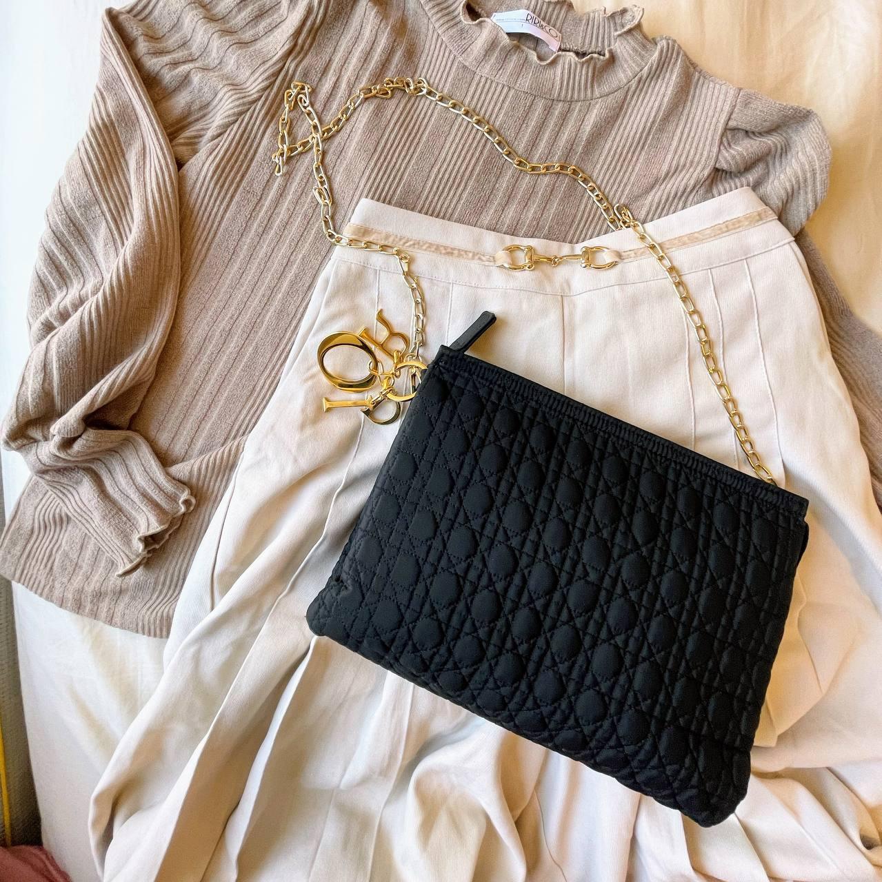 【 In - Stock 】Christian Lady Dior Cannage 藤格紋圖案縫線包 - Cnjpkitchen ❤️ 🇯🇵日本廚具 家居生活雜貨店