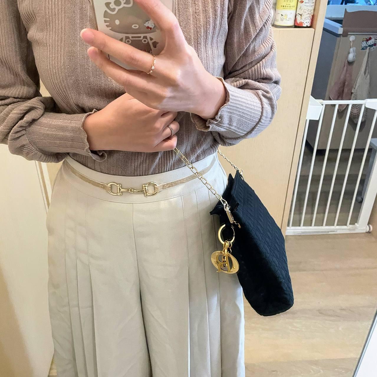 【 In - Stock 】Christian Lady Dior Cannage 藤格紋圖案縫線包 - Cnjpkitchen ❤️ 🇯🇵日本廚具 家居生活雜貨店