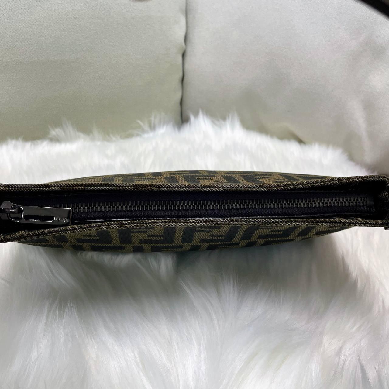 【 In - Stock 】Fendi Zucca 圖案棕茶色單肩手拿帆布包 - Cnjpkitchen ❤️ 🇯🇵日本廚具 家居生活雜貨店