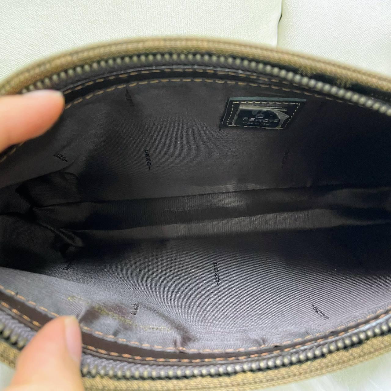 【 In - Stock 】Fendi Zucca 圖案棕茶色單肩手拿帆布包 - Cnjpkitchen ❤️ 🇯🇵日本廚具 家居生活雜貨店