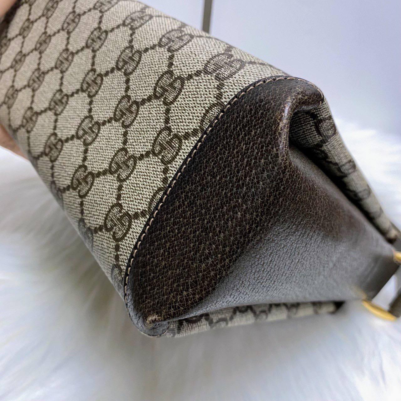 【 In - Stock 】Old Gucci 老花PVC皮革盒仔手拿包 - Cnjpkitchen ❤️ 🇯🇵日本廚具 家居生活雜貨店