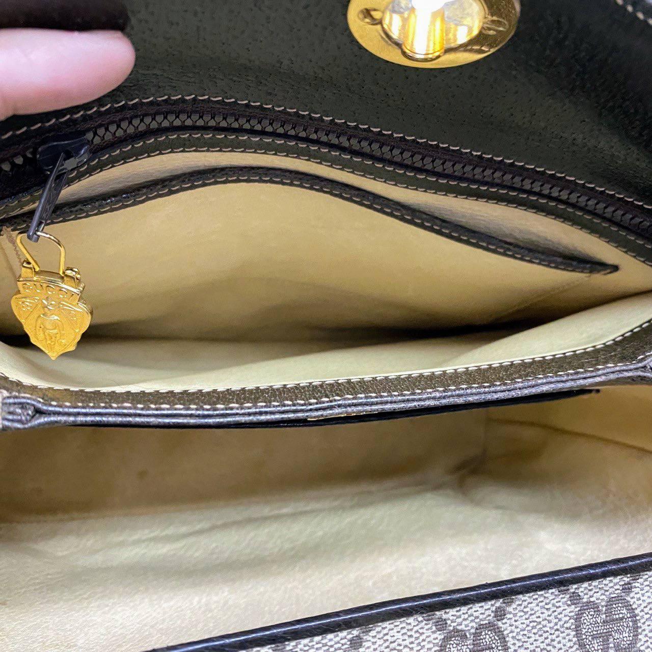 【 In - Stock 】Old Gucci 老花PVC皮革盒仔手拿包 - Cnjpkitchen ❤️ 🇯🇵日本廚具 家居生活雜貨店