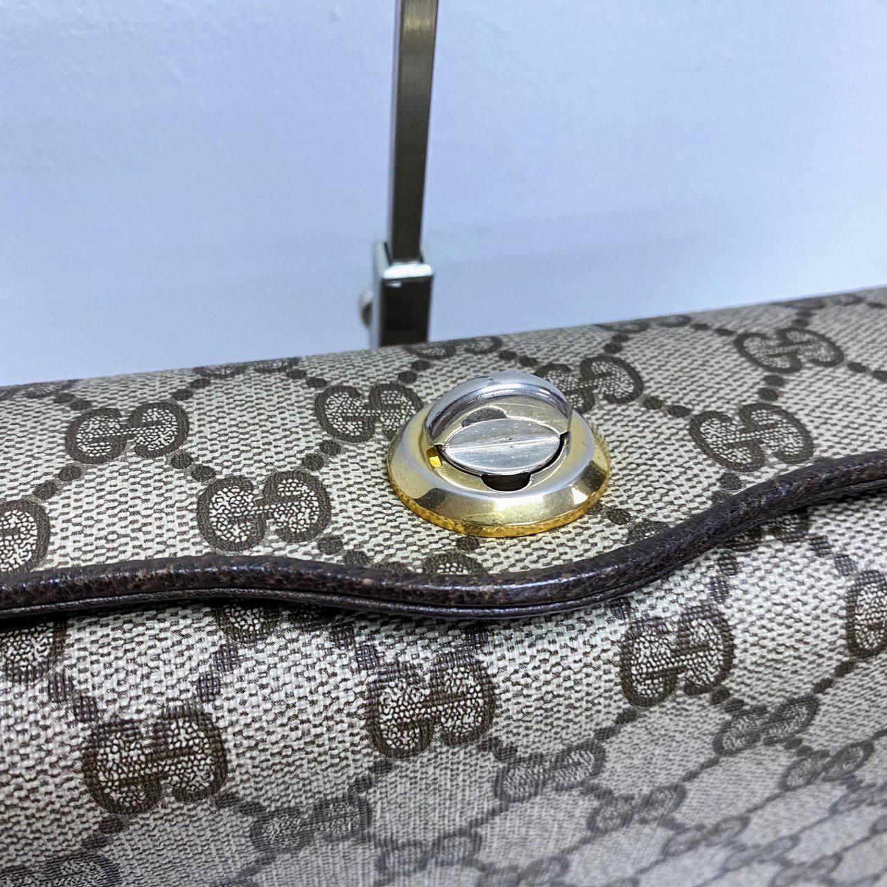 【 In - Stock 】Old Gucci 老花PVC皮革盒仔手拿包 - Cnjpkitchen ❤️ 🇯🇵日本廚具 家居生活雜貨店