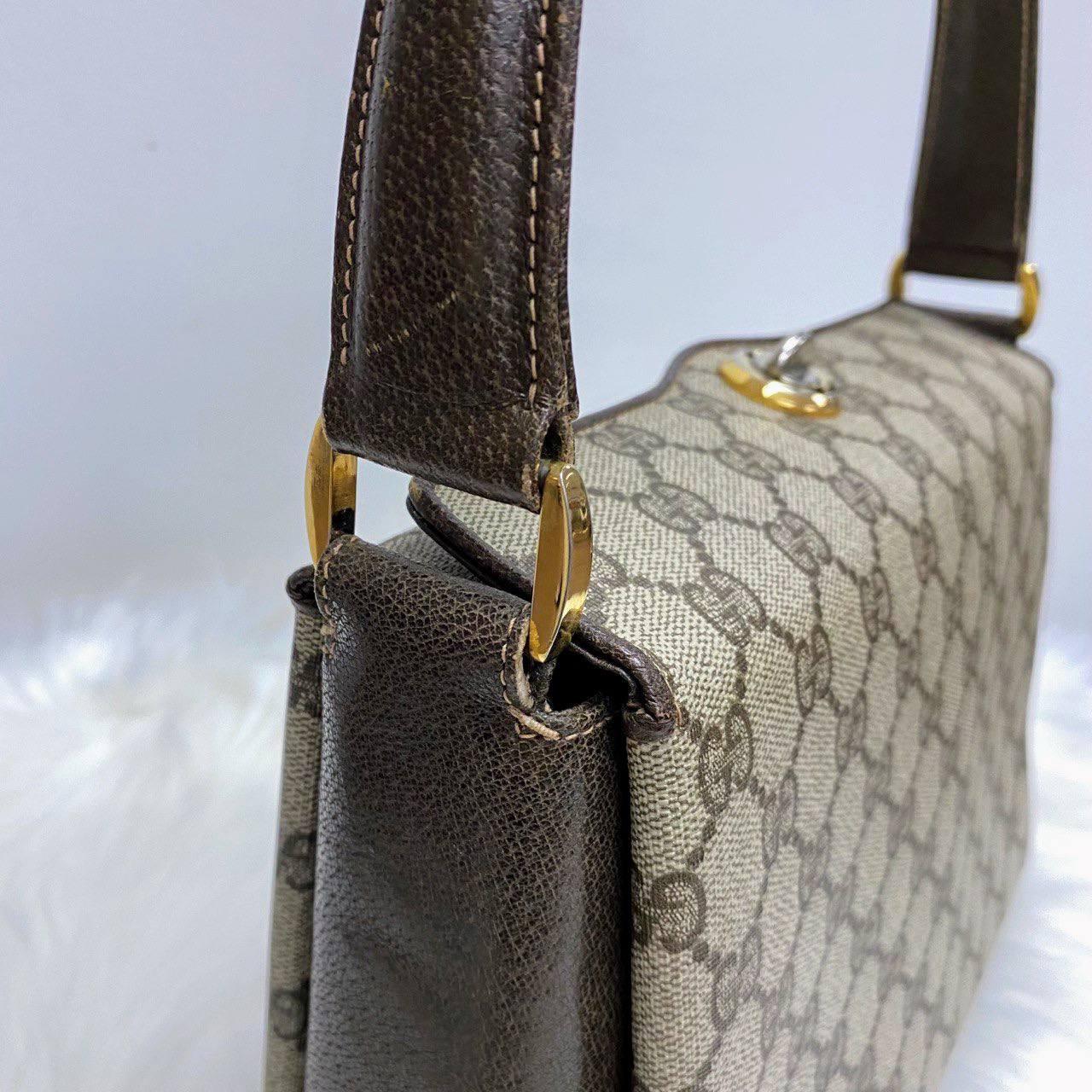 【 In - Stock 】Old Gucci 老花PVC皮革盒仔手拿包 - Cnjpkitchen ❤️ 🇯🇵日本廚具 家居生活雜貨店