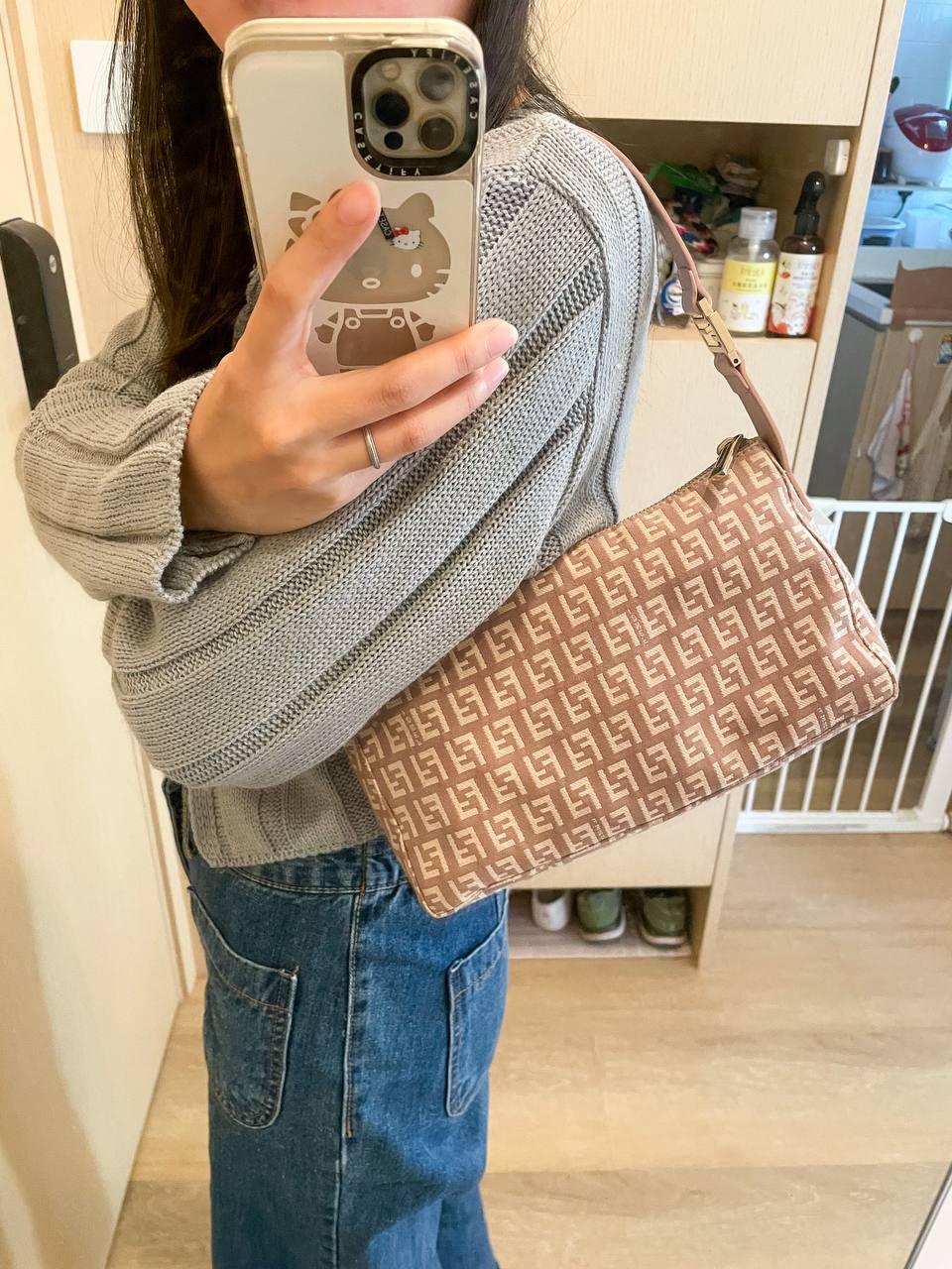 【 In - Stock 】Pink Fendi Shoulder Bag - Cnjpkitchen ❤️ 🇯🇵日本廚具 家居生活雜貨店