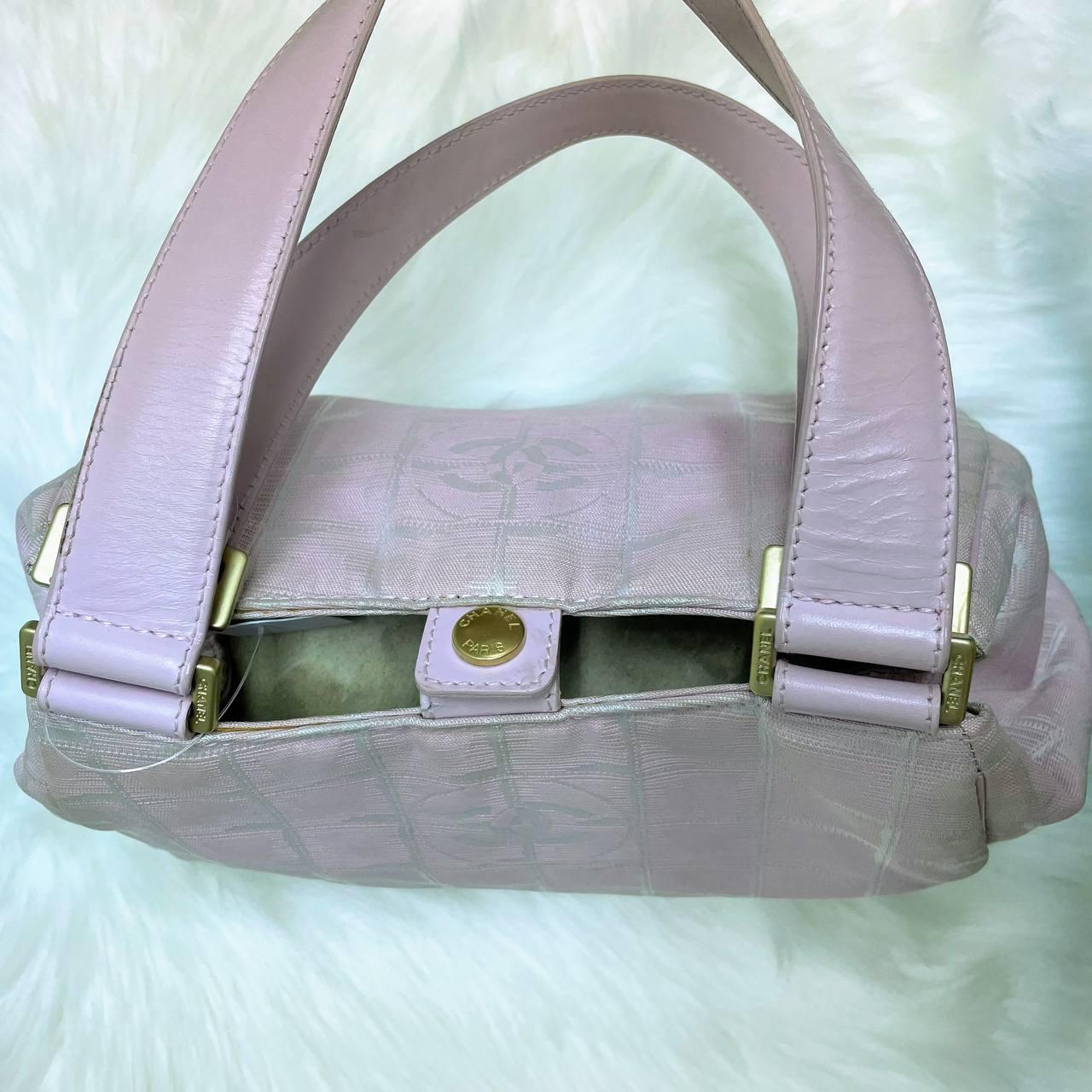 |In-Stock|Chanel 香奈兒旅行系列 粉紅色尼龍皮革手提包 - Cnjpkitchen ❤️ 🇯🇵日本廚具 家居生活雜貨店