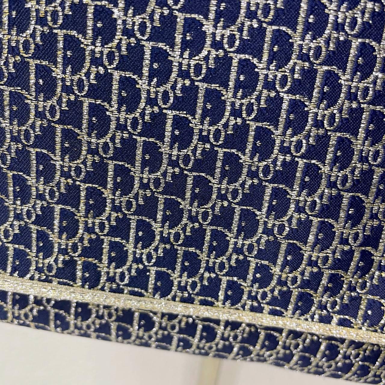 |In-Stock|Dior 復古 Trotter Lamé 銀 x 海軍藍兩用鏈條包 - Cnjpkitchen ❤️ 🇯🇵日本廚具 家居生活雜貨店