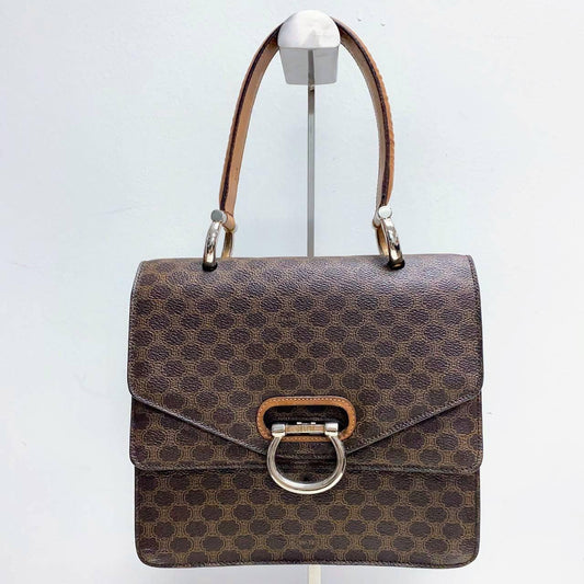 |In-Stock|CELINE 復古 Macadam PVC 馬銜扣皮革手提包 - Cnjpkitchen ❤️ 🇯🇵日本廚具 家居生活雜貨店