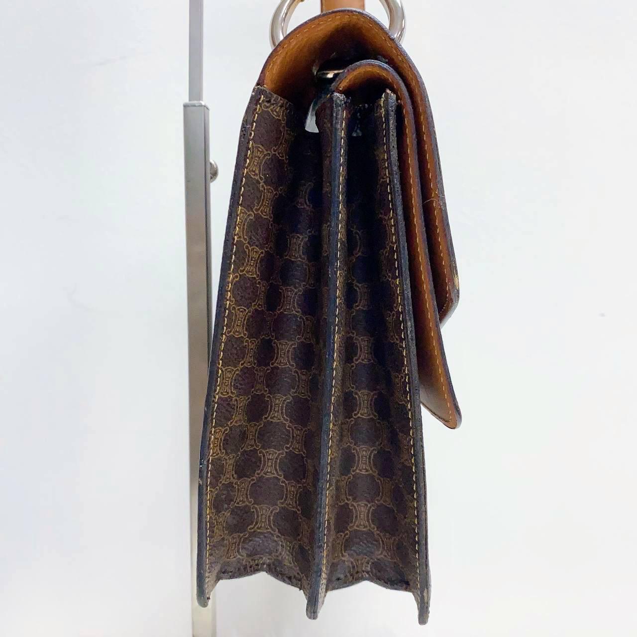 |In-Stock|CELINE 復古 Macadam PVC 馬銜扣皮革手提包 - Cnjpkitchen ❤️ 🇯🇵日本廚具 家居生活雜貨店