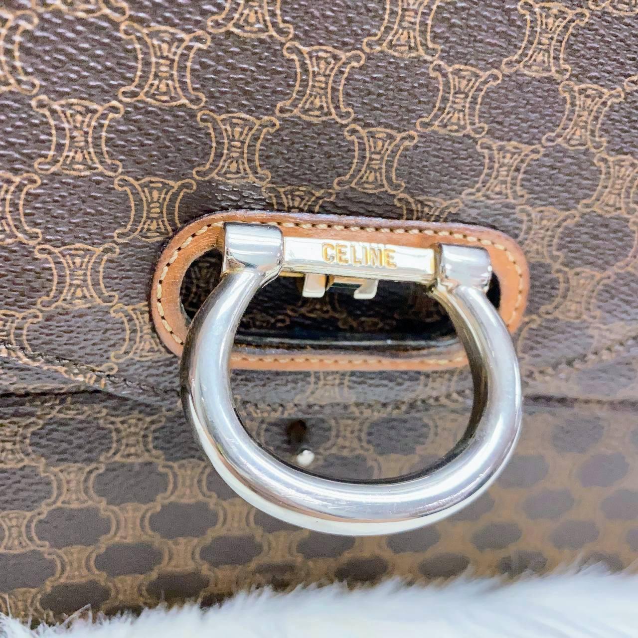 |In-Stock|CELINE 復古 Macadam PVC 馬銜扣皮革手提包 - Cnjpkitchen ❤️ 🇯🇵日本廚具 家居生活雜貨店