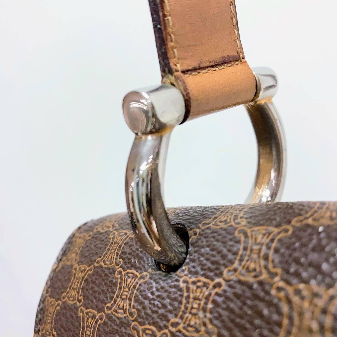 |In-Stock|CELINE 復古 Macadam PVC 馬銜扣皮革手提包 - Cnjpkitchen ❤️ 🇯🇵日本廚具 家居生活雜貨店