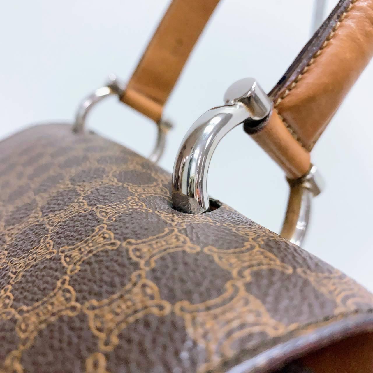 |In-Stock|CELINE 復古 Macadam PVC 馬銜扣皮革手提包 - Cnjpkitchen ❤️ 🇯🇵日本廚具 家居生活雜貨店