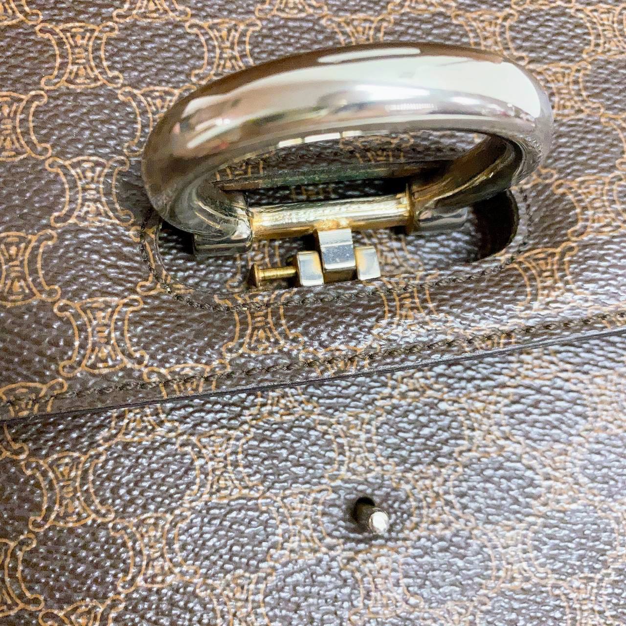 |In-Stock|CELINE 復古 Macadam PVC 馬銜扣皮革手提包 - Cnjpkitchen ❤️ 🇯🇵日本廚具 家居生活雜貨店