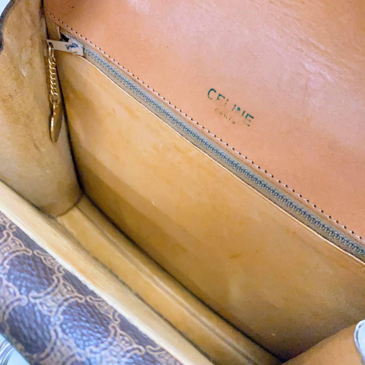 |In-Stock|CELINE 復古 Macadam PVC 馬銜扣皮革手提包 - Cnjpkitchen ❤️ 🇯🇵日本廚具 家居生活雜貨店