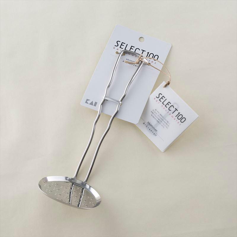 【預購】日本製 KAI貝印 SELECT100 不銹鋼櫻花撇泡沫火鍋湯勺 - Cnjpkitchen ❤️ 🇯🇵日本廚具 家居生活雜貨店