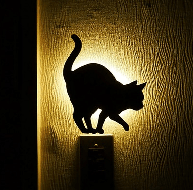 【預購】 🇯🇵日本製 Cat Wall Light Led 牆燈 地燈 補光燈 感應燈