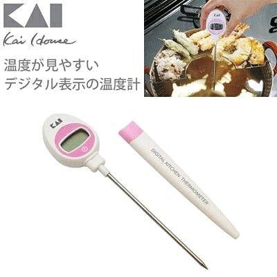 【預購】日本進口 貝印 粉紅煮食用電子溫度計 - Cnjpkitchen ❤️ 🇯🇵日本廚具 家居生活雜貨店