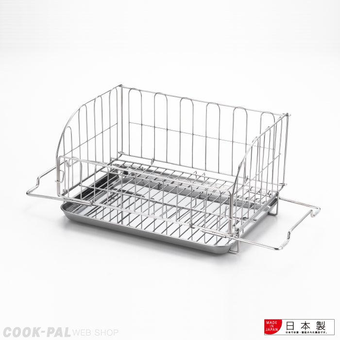 【現貨】日本製 Yoshikawa 可摺疊收納碗碟排水架 - Cnjpkitchen ❤️ 🇯🇵日本廚具 家居生活雜貨店