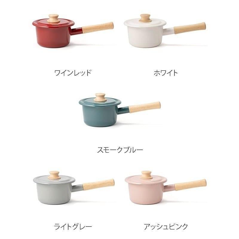 【預購】 日本進口 泰國製 Fujienamel 富士搪瓷14ᴄᴍ牛奶鍋 (附蓋子)⠀ - Cnjpkitchen ❤️ 🇯🇵日本廚具 家居生活雜貨店