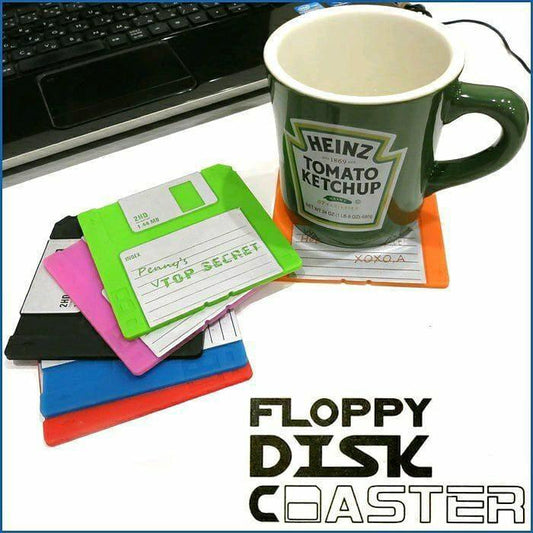 【預購】日本進口 出賣年齡系列 懷舊磁碟杯墊 - Cnjpkitchen ❤️ 🇯🇵日本廚具 家居生活雜貨店