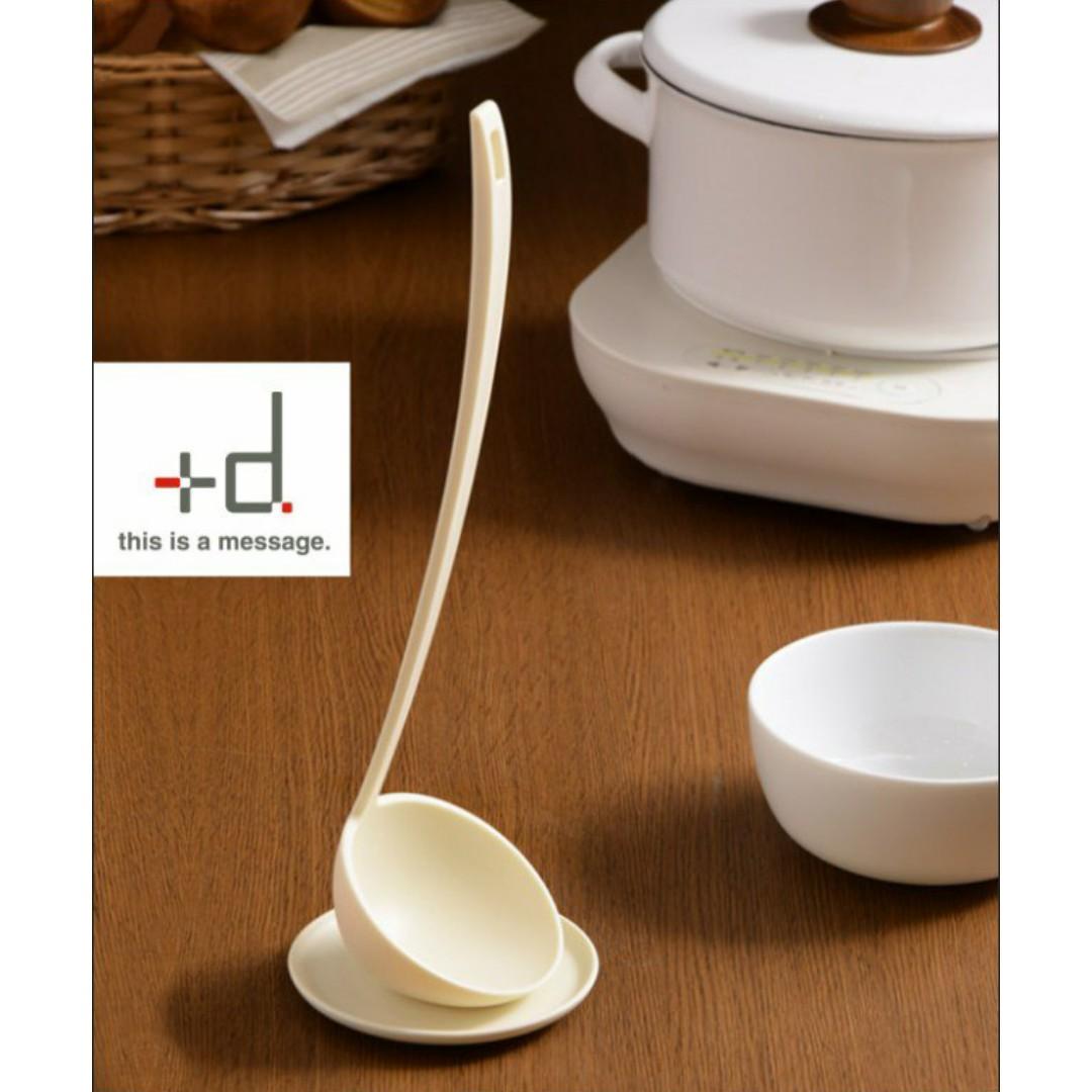 【預購】🇯🇵日本製 +d 可站立耐高溫長柄湯勺 Standing Ladle - Cnjpkitchen ❤️ 🇯🇵日本廚具 家居生活雜貨店