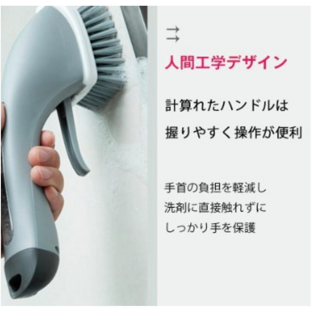 【預購】日本進口 多機能長柄 廚房瓷磚水槽縫隙 清潔刷 - Cnjpkitchen ❤️ 🇯🇵日本廚具 家居生活雜貨店