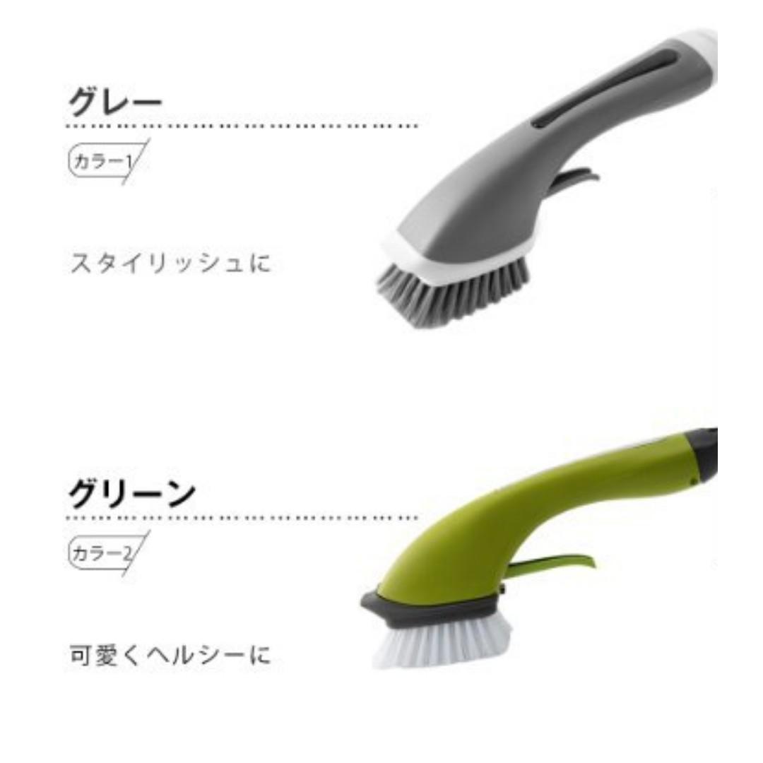 【預購】日本進口 多機能長柄 廚房瓷磚水槽縫隙 清潔刷 - Cnjpkitchen ❤️ 🇯🇵日本廚具 家居生活雜貨店
