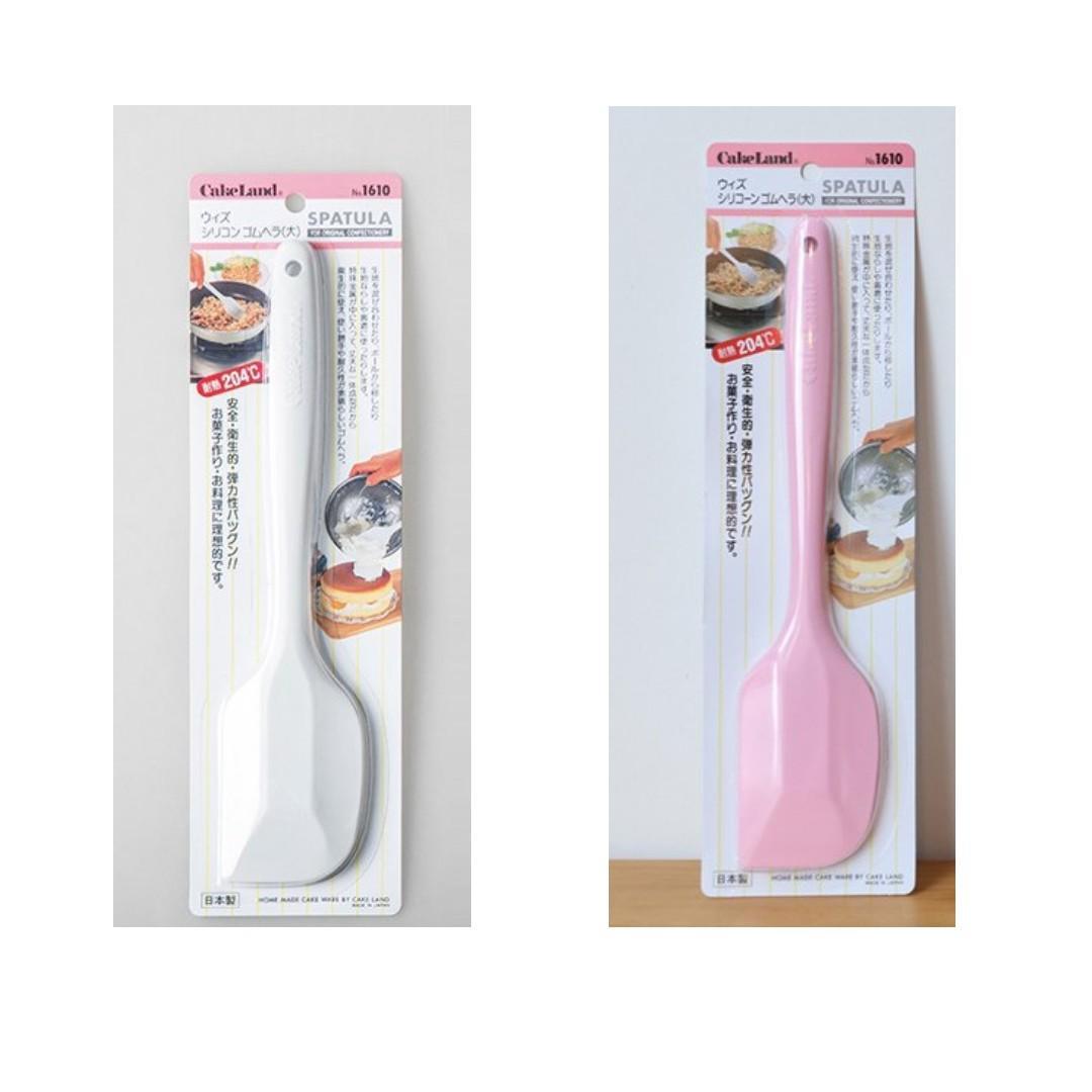 【現貨】 🇯🇵 日本製 Cakeland 一體成形耐熱刮刀 (大) - Cnjpkitchen ❤️ 🇯🇵日本廚具 家居生活雜貨店