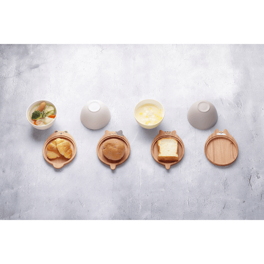 【預購】日本製 Fluffy 可愛柴犬貓貓造型木蓋飯碗 - Cnjpkitchen ❤️ 🇯🇵日本廚具 家居生活雜貨店